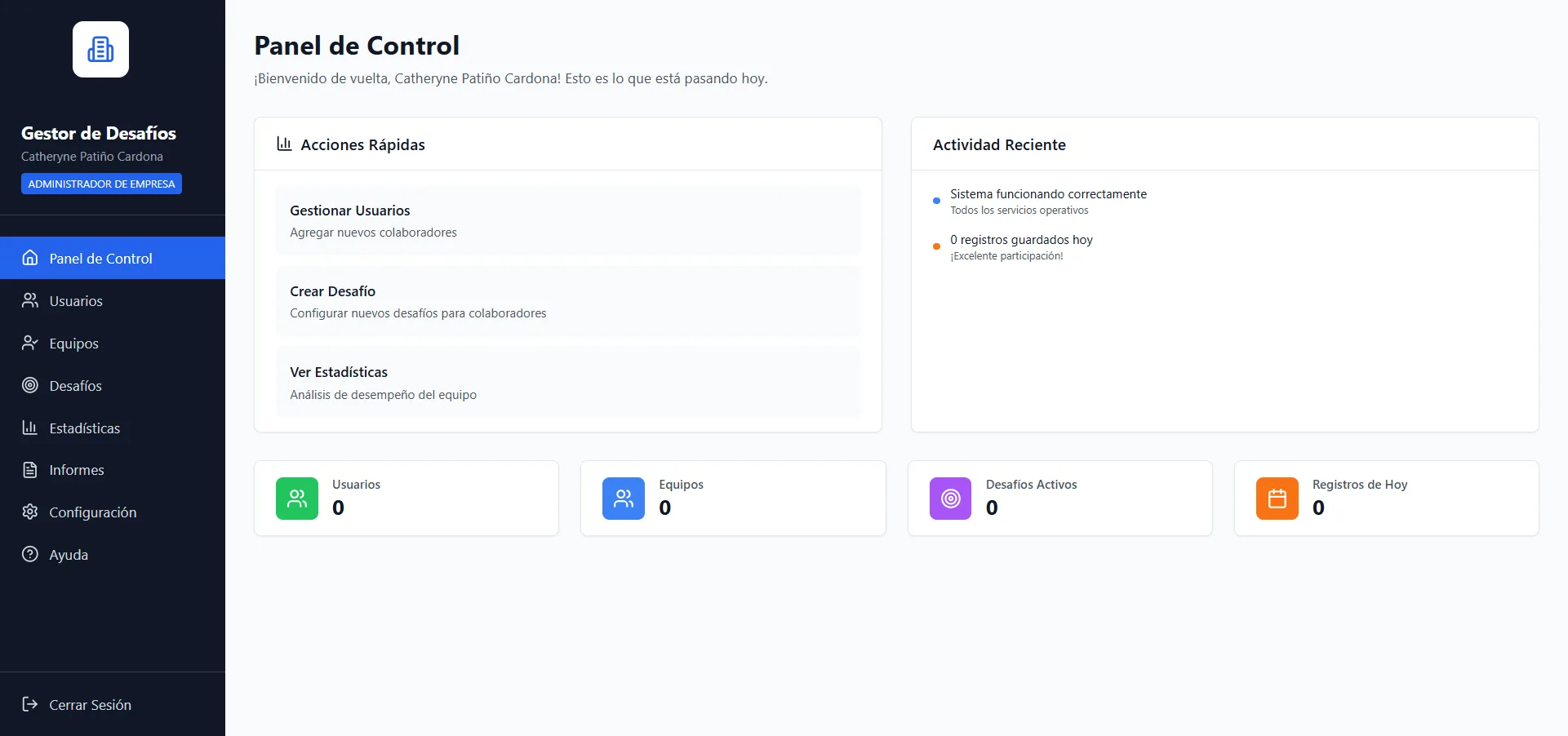 ChallengeTrack — Gestión de Desafíos