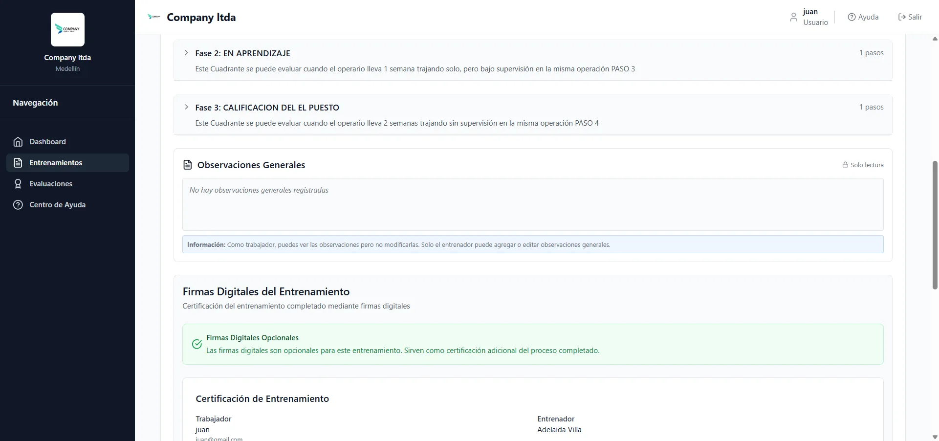 Avance por Fases